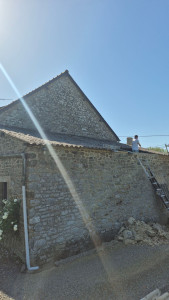 Photo de galerie - Avant 
tôle ciment 