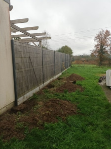 Photo de galerie - Pose clôture 