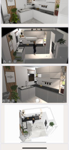 Photo de galerie - Vidéo 3D et photo réaliste d’une cuisine 