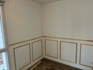 Photo de galerie - Pose de moulures