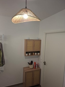 Photo de galerie - Plafonnier plus meuble sdb 