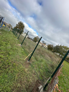 Photo de galerie - Pose clôture 