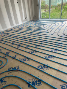 Photo de galerie - Pose de plancher chauffant 