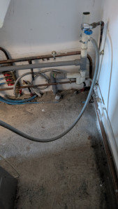 Photo de galerie - Montage et alimentation réseau d'eau pour chaudière gaz,