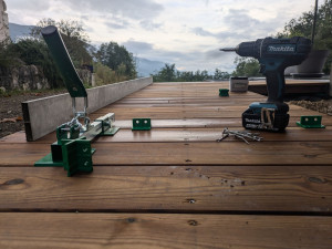 Photo de galerie - Réalisation d'une terrasse bois.