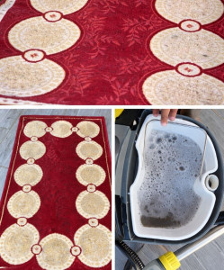 Photo de galerie - Nettoyage de plusieurs tapis chez une cliente.