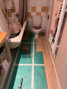 Photo de galerie - Poser de parquet 