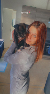 Photo de galerie - Moi et le chiot de ma sœur 