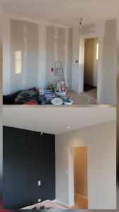Photo de galerie - Mise en peinture d'une extention