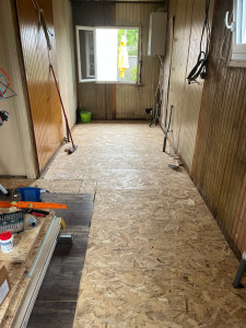 Photo de galerie - Pose de parquet - Revêtement de sol
