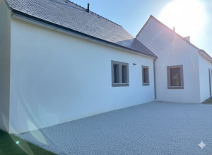 Photo de galerie - Plaquage d’enduit sur façade 