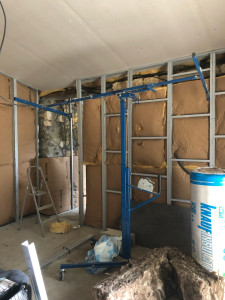 Photo de galerie - Isolation, pose de rail