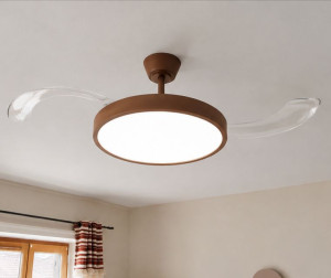 Photo de galerie - Ventilateur Create avec pales retractable et lumière Led