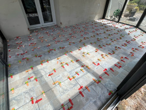 Photo de galerie - Pose de carrelage 30x60 