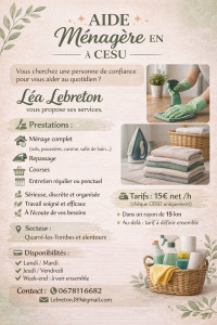 Photo de galerie - Ménage à domicile 