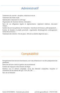 Photo de galerie - Domaines de compétences