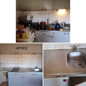 Photo de galerie - Avant/après d’une cuisine 