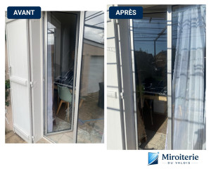 Photo de galerie - Remplacement d’un double vitrage 