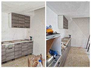 Photo de galerie - Montage d'une cuisine + pose.