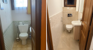 Photo de galerie - Rénovation + pose de WC suspendu et lave mains 