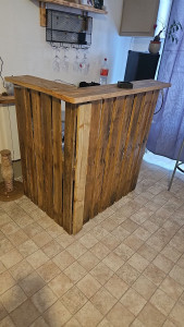 Photo de galerie - Fabrication d'un bar pour moi même.