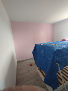 Photo de galerie - Bonjour, je suis peintre et poseur de papier peint professionnel ; je réalise tous types de travaux de bâtiment.