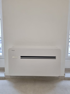 Photo de galerie - Installation d'une climatisation monobloc Panasonic 3.5kw