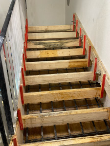 Photo de galerie - Coffrage escalier en béton 