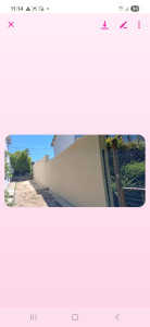 Photo de galerie - Murette finit avec finition enduits gratté et chapeau 