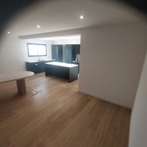 Photo de galerie - Nettoyage de fin de chantier Salon/cuisine 