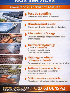 Photo de galerie - Voici une partie des services que nous réalisons