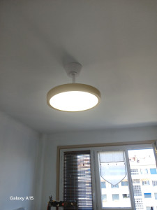 Photo de galerie - Installation de ventilateurs plafonniers depliable  Create 