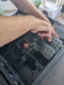 Photo de galerie - Montage ventirad (ventilateur processeur) 