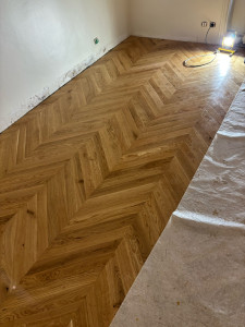 Photo de galerie - Pose de parquet