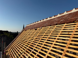 Photo de galerie - Réalisation de pigeon au faîtage