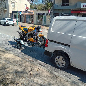 Photo de galerie - Remorquage moto