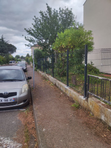 Photo de galerie - Pose de clôture rigide hauteur 1,53m