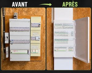 Photo de galerie - Remplacxement de tableau électrique pour mise aux normes et harmonisation