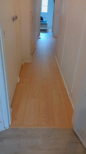 Photo de galerie - Pose de parquet Flottant,PVC clipsable et sol souple 