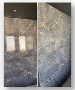 Photo de galerie - Pose de carrelage mural salle de bain