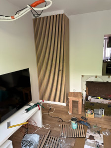 Photo de galerie - Rénovation entière appartement dont porte invisible sur la photo