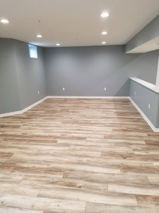 Photo de galerie - Réalisation d’une pièce  (Peinture et sol ) 