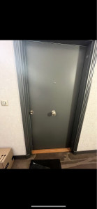 Photo de galerie - Pose d’une porte blindée 