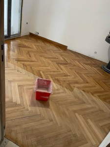 Photo de galerie - Vitrification parquet traditionnel