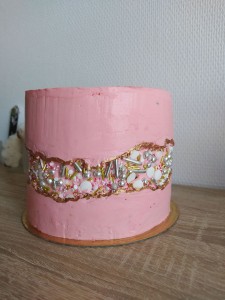 Photo de galerie - Layer cake mangue passion (Pour enterrement vie de jeune fille)