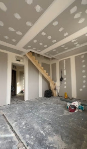Photo de galerie - Crèation de cloisons et rèalisation de joints