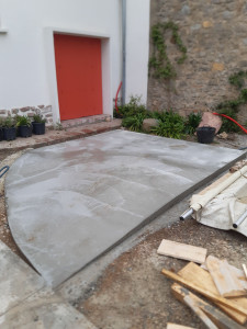 Photo de galerie - Realisatıon de dalle de terrasse en béton