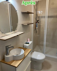 Photo de galerie - Rénovation salle d’eau 