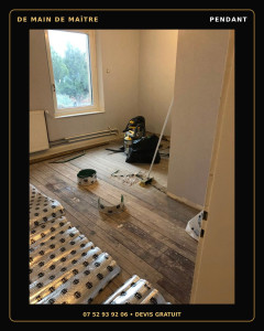 Photo de galerie - Pose de parquet - Revêtement de sol