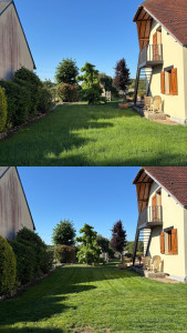 Photo de galerie - Première tonte après avoir semé